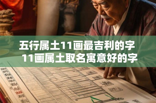 五行属土11画最吉利的字  11画属土取名寓意好的字