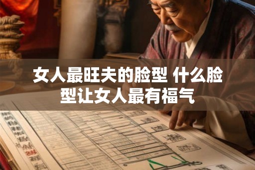 女人最旺夫的脸型 什么脸型让女人最有福气 女人最旺夫的脸型 什么脸型让女人最有福气