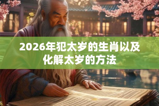 2026年犯太岁的生肖以及化解太岁的方法 2026年犯太岁的生肖以及化解太岁的方法