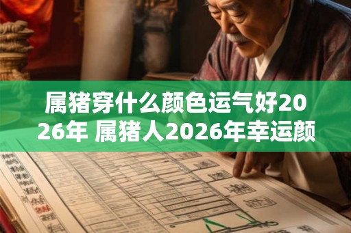 属猪穿什么颜色运气好2026年 属猪人2026年幸运颜色