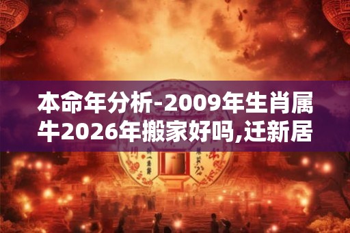 本命年分析-2009年生肖属牛2026年搬家好吗,迁新居的讲究