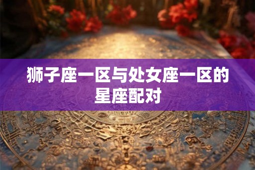 狮子座一区与处女座一区的星座配对