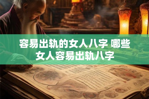 容易出轨的女人八字 哪些女人容易出轨八字 容易出轨的女人八字 哪些女人容易出轨八字