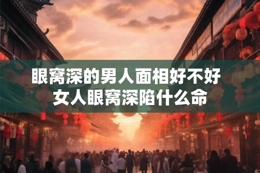 眼窝深的男人面相好不好  女人眼窝深陷什么命