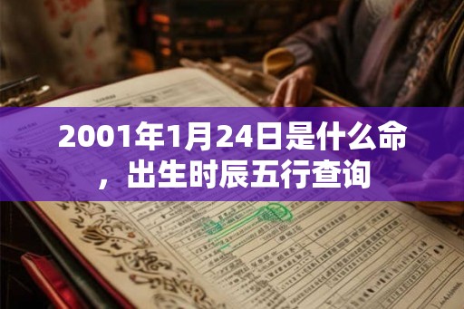 2001年1月24日是什么命，出生时辰五行查询