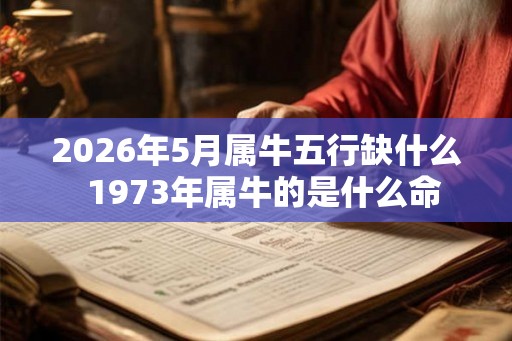 2026年5月属牛五行缺什么  1973年属牛的是什么命