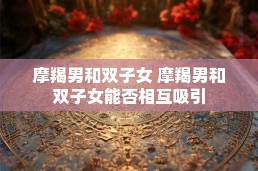 摩羯男和双子女 摩羯男和双子女能否相互吸引 摩羯男和双子女 摩羯男和双子女能否相互吸引