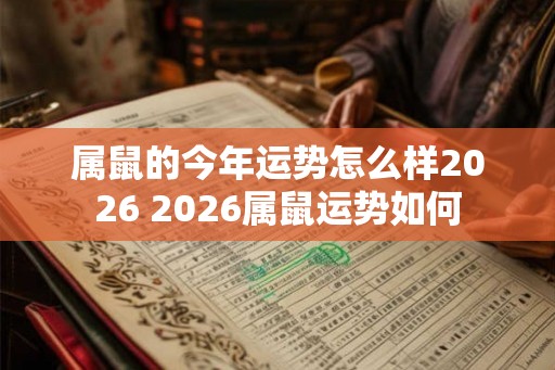 属鼠的今年运势怎么样2026 2026属鼠运势如何