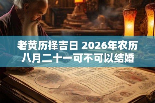 老黄历择吉日 2026年农历八月二十一可不可以结婚