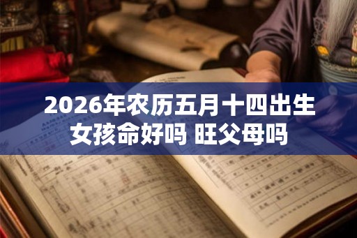 2026年农历五月十四出生女孩命好吗 旺父母吗