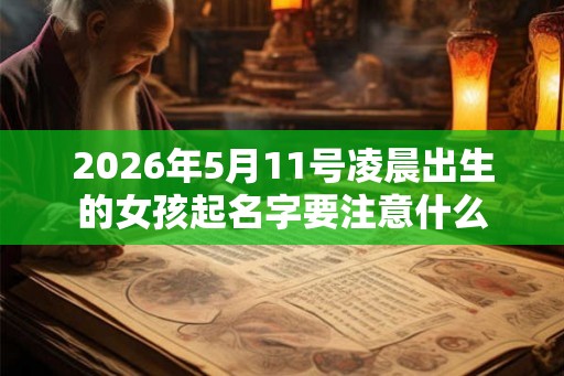 2026年5月11号凌晨出生的女孩起名字要注意什么 2026年5月11号凌晨出生的女孩起名字要注意什么