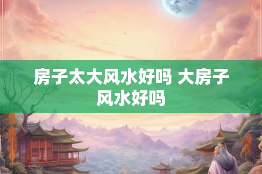 房子太大风水好吗 大房子风水好吗