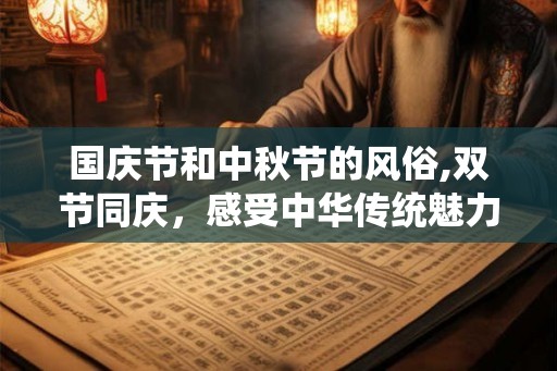 国庆节和中秋节的风俗,双节同庆，感受中华传统魅力