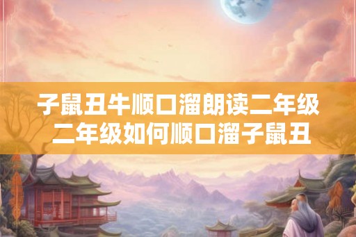 子鼠丑牛顺口溜朗读二年级 二年级如何顺口溜子鼠丑牛