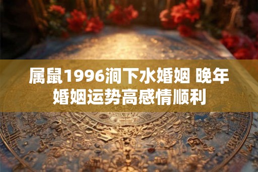 属鼠1996涧下水婚姻 晚年婚姻运势高感情顺利