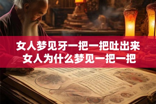 女人梦见牙一把一把吐出来 女人为什么梦见一把一把地吐牙齿