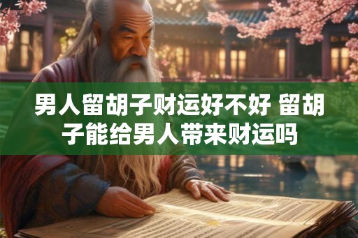 男人留胡子财运好不好 留胡子能给男人带来财运吗