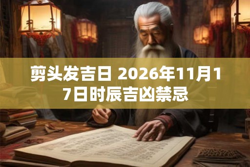 剪头发吉日 2026年11月17日时辰吉凶禁忌 剪头发吉日 2026年11月17日时辰吉凶禁忌
