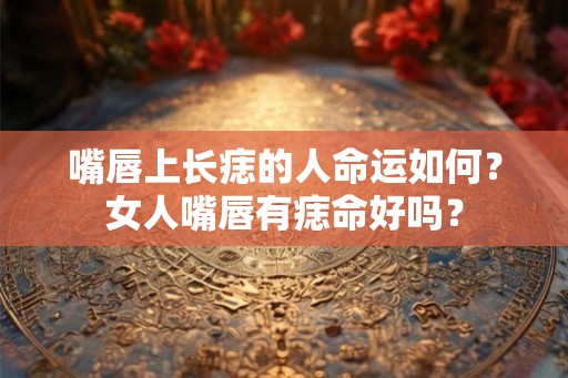 嘴唇上长痣的人命运如何？女人嘴唇有痣命好吗？