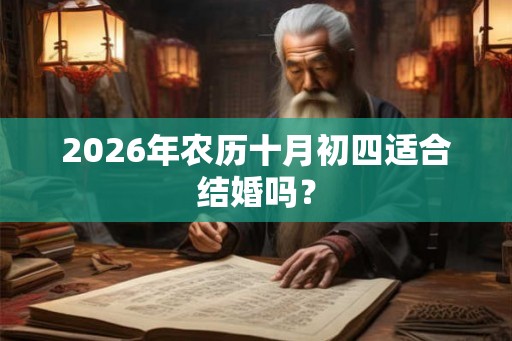 2026年农历十月初四适合结婚吗? 2026年农历十月初四适合结婚吗?