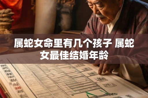 属蛇女命里有几个孩子 属蛇女最佳结婚年龄