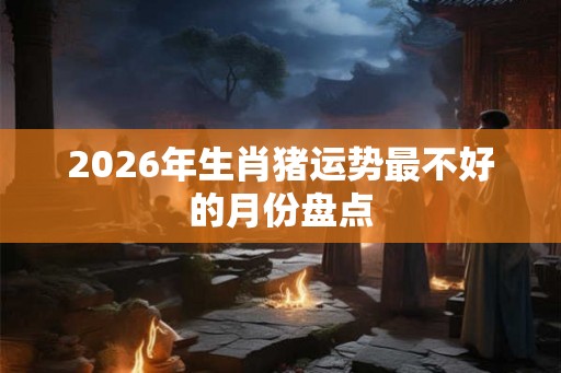 2026年生肖猪运势最不好的月份盘点
