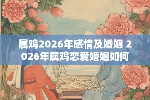 属鸡2026年感情及婚姻 2026年属鸡恋爱婚姻如何 属鸡2026年感情及婚姻 2026年属鸡恋爱婚姻如何