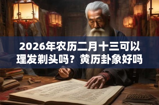2026年农历二月十三可以理发剃头吗？黄历卦象好吗？