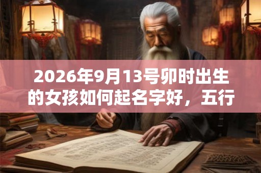 2026年9月13号卯时出生的女孩如何起名字好,五行属什么 2026年9月13号卯时出生的女孩如何起名字好,五行属什么