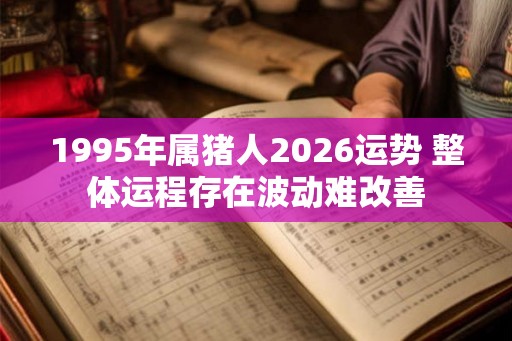 1995年属猪人2026运势 整体运程存在波动难改善