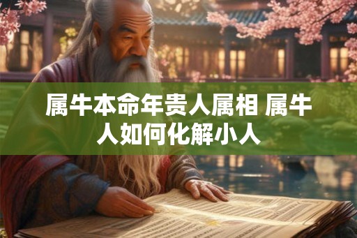 属牛本命年贵人属相 属牛人如何化解小人