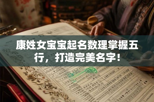 康姓女宝宝起名数理掌握五行,打造完美名字! 康姓女宝宝起名数理掌握五行,打造完美名字!