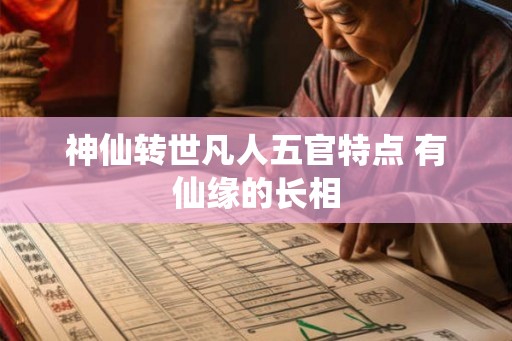 神仙转世凡人五官特点 有仙缘的长相