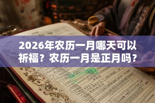 2026年农历一月哪天可以祈福？农历一月是正月吗？