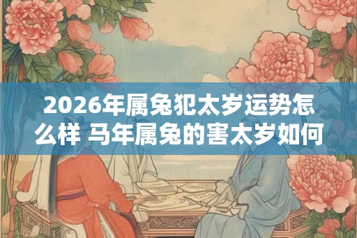 2026年属兔犯太岁运势怎么样 马年属兔的害太岁如何破解