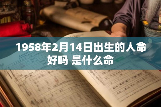1958年2月14日出生的人命好吗 是什么命