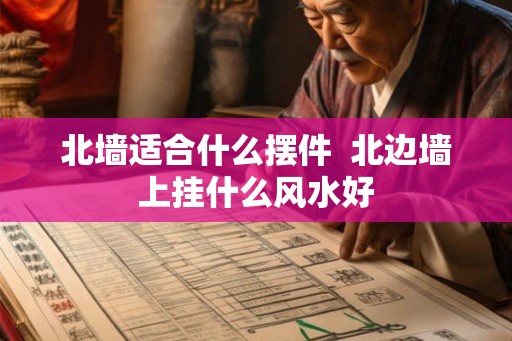 北墙适合什么摆件  北边墙上挂什么风水好