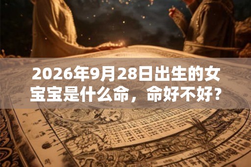 2026年9月28日出生的女宝宝是什么命,命好不好? 2026年9月28日出生的女宝宝是什么命,命好不好?