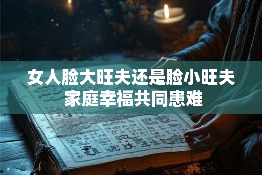 女人脸大旺夫还是脸小旺夫 家庭幸福共同患难