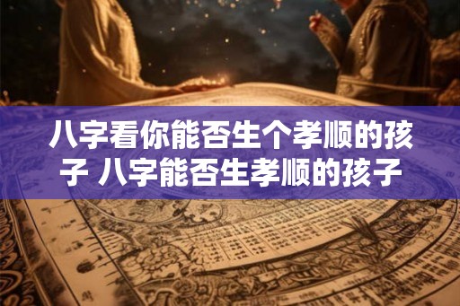 八字看你能否生个孝顺的孩子 八字能否生孝顺的孩子