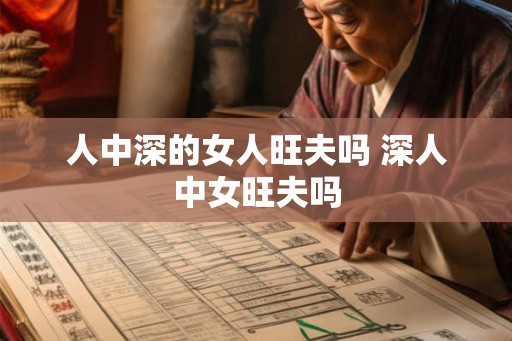 人中深的女人旺夫吗 深人中女旺夫吗
