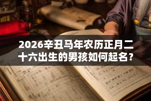 2026辛丑马年农历正月二十六出生的男孩如何起名？