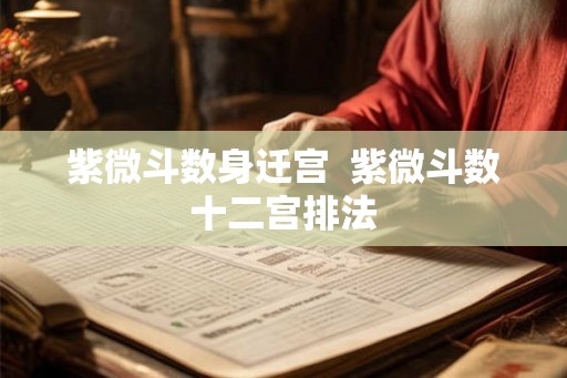 紫微斗数身迁宫  紫微斗数十二宫排法