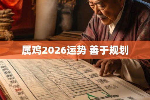 属鸡2026运势 善于规划