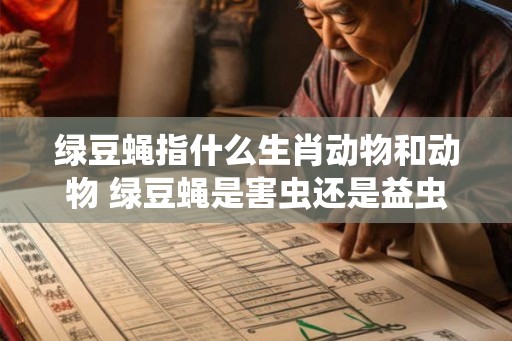 绿豆蝇指什么生肖动物和动物 绿豆蝇是害虫还是益虫