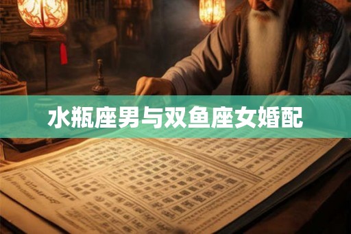 水瓶座男与双鱼座女婚配 水瓶座男与双鱼座女婚配