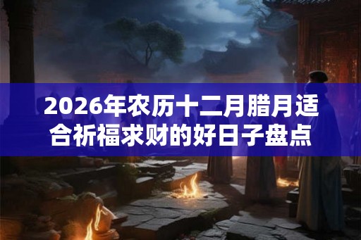 2026年农历十二月腊月适合祈福求财的好日子盘点 2026年农历十二月腊月适合祈福求财的好日子盘点