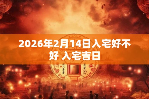 2026年2月14日入宅好不好 入宅吉日