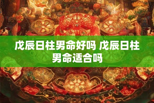 戊辰日柱男命好吗 戊辰日柱男命适合吗