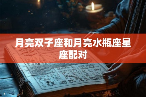 月亮双子座和月亮水瓶座星座配对